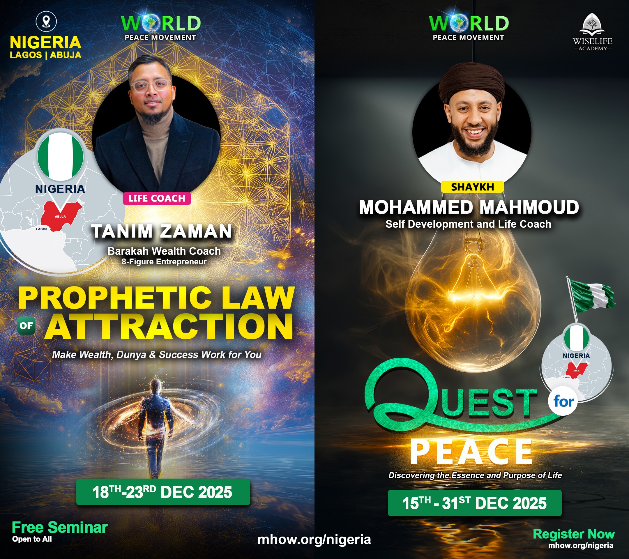 Quest for Peace & Prophetic Law of Attraction Nigeria