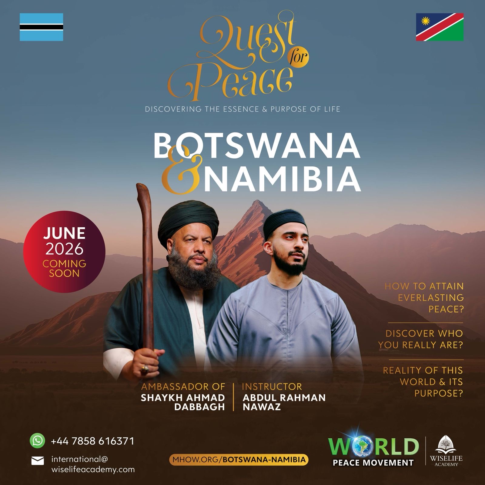 Image representing the event: Botswana & Namibia 2026