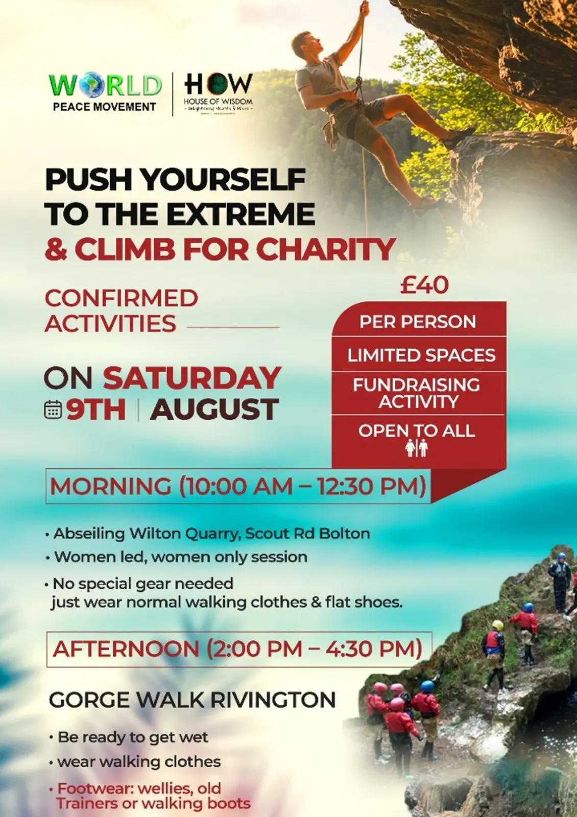 Image representing the event: Climb For Charity