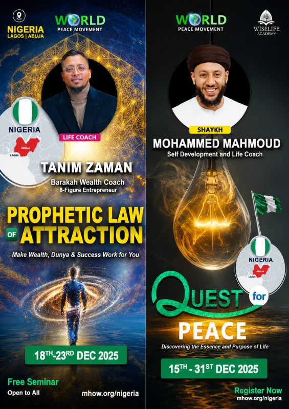 Image representing the event: Quest for Peace & Prophetic Law of Attraction Nigeria