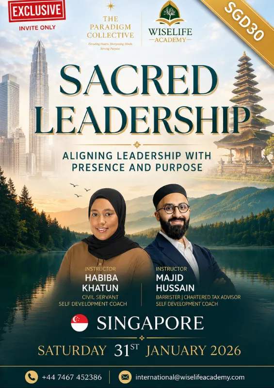 Image representing the event: Sacred Leadership | Singapore | January 2026